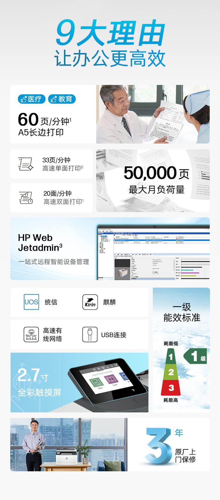 惠普 (HP) LaserJet Pro MFP 3104fdn 激光多功能一体机