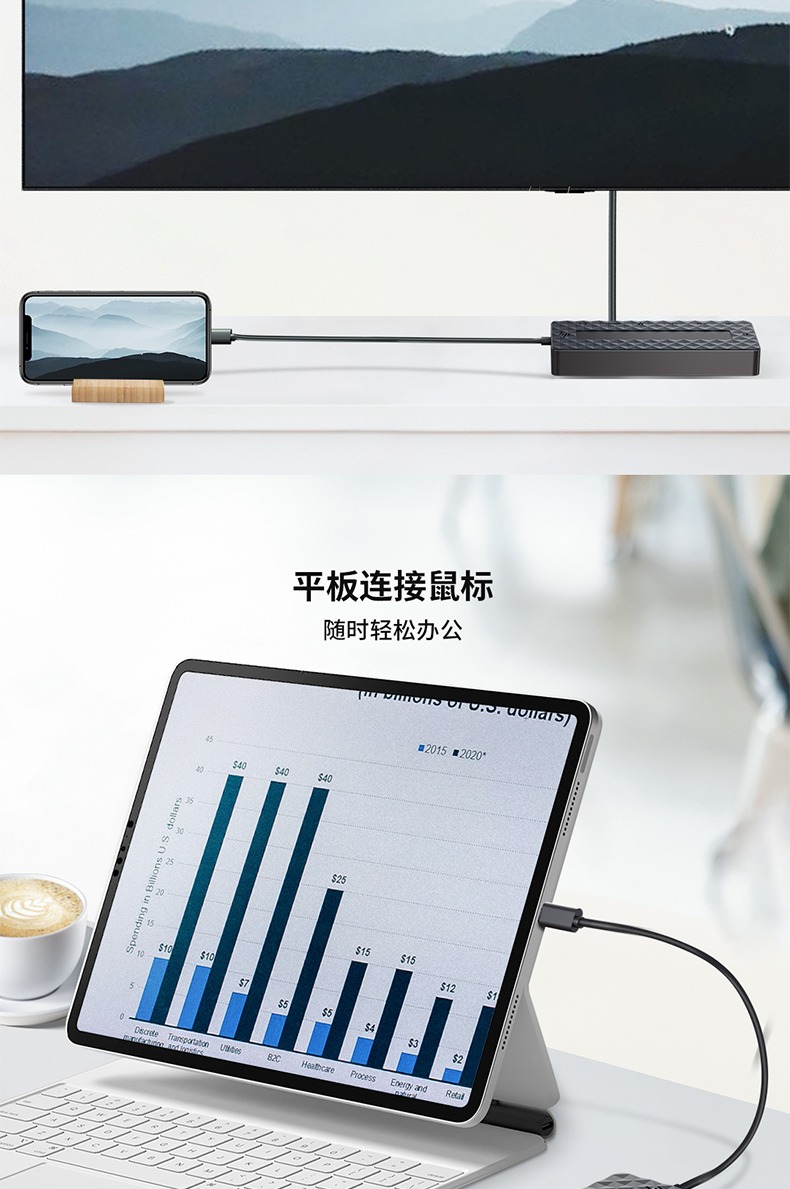 惠普通用 USB-C 多端口集线器