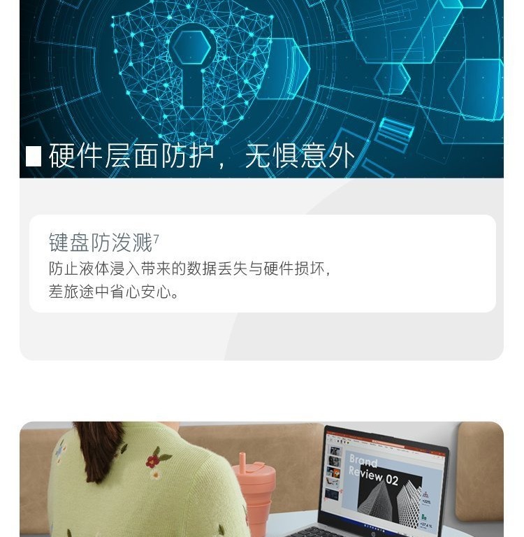 惠普(HP)锐14 14英寸商务笔记本电脑 - 银色