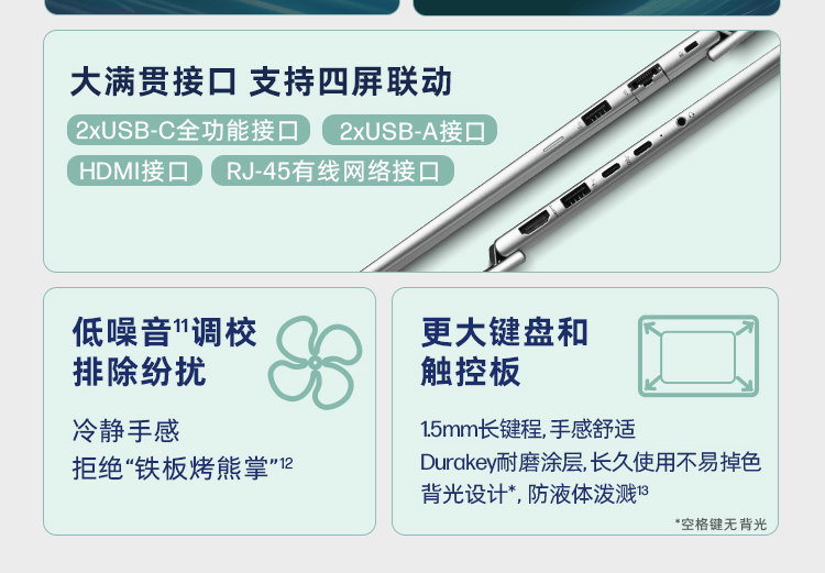 惠普(HP)战66 七代 14英寸商务笔记本电脑 - 银色
