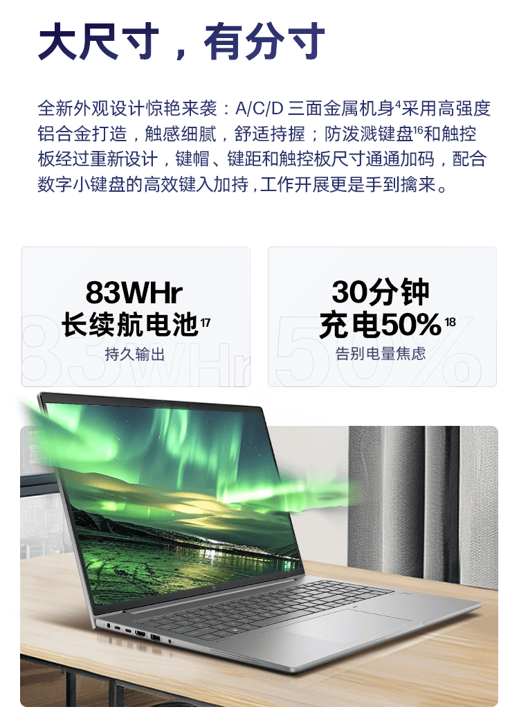 惠普(HP) 战99 16英寸移动工作站 - 银色