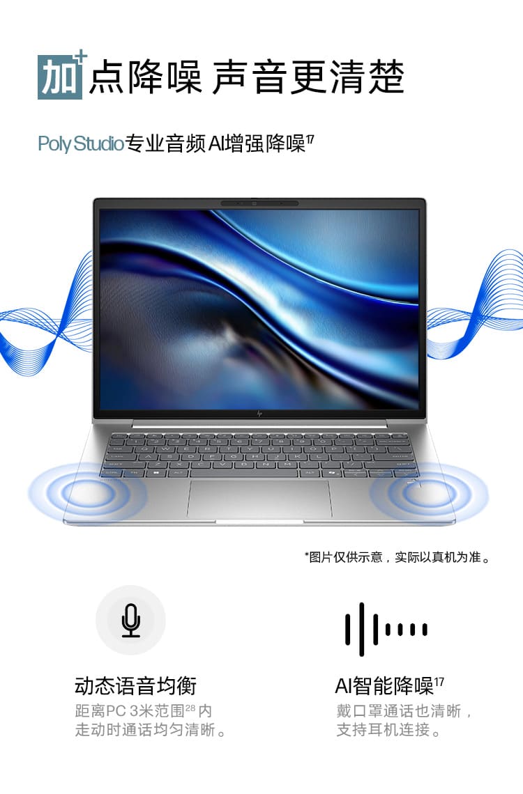 惠普 (HP) 战66+ 14英寸商务笔记本电脑 - 银色