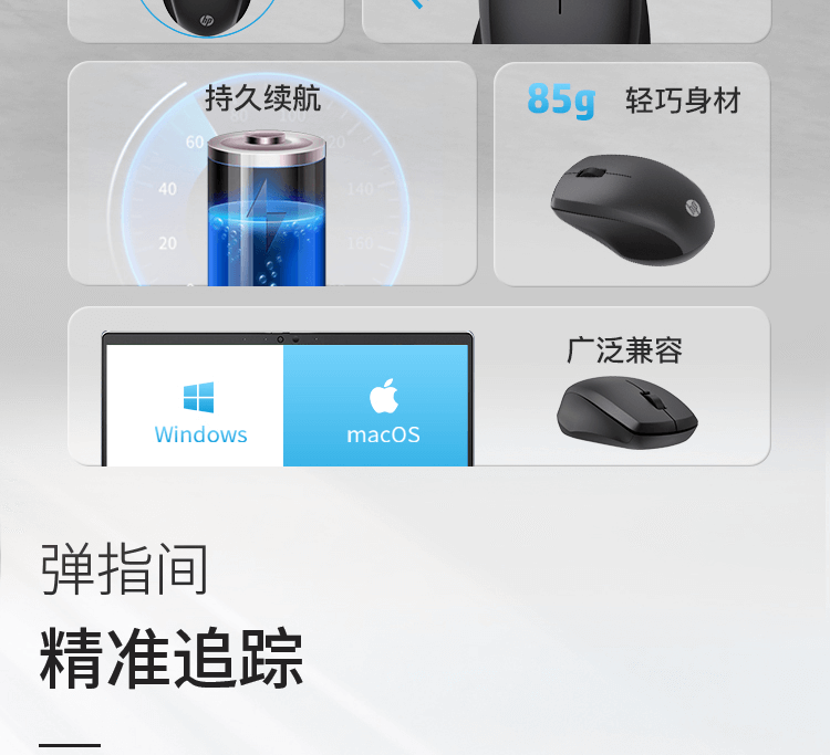 惠普FM530A双模无线鼠标