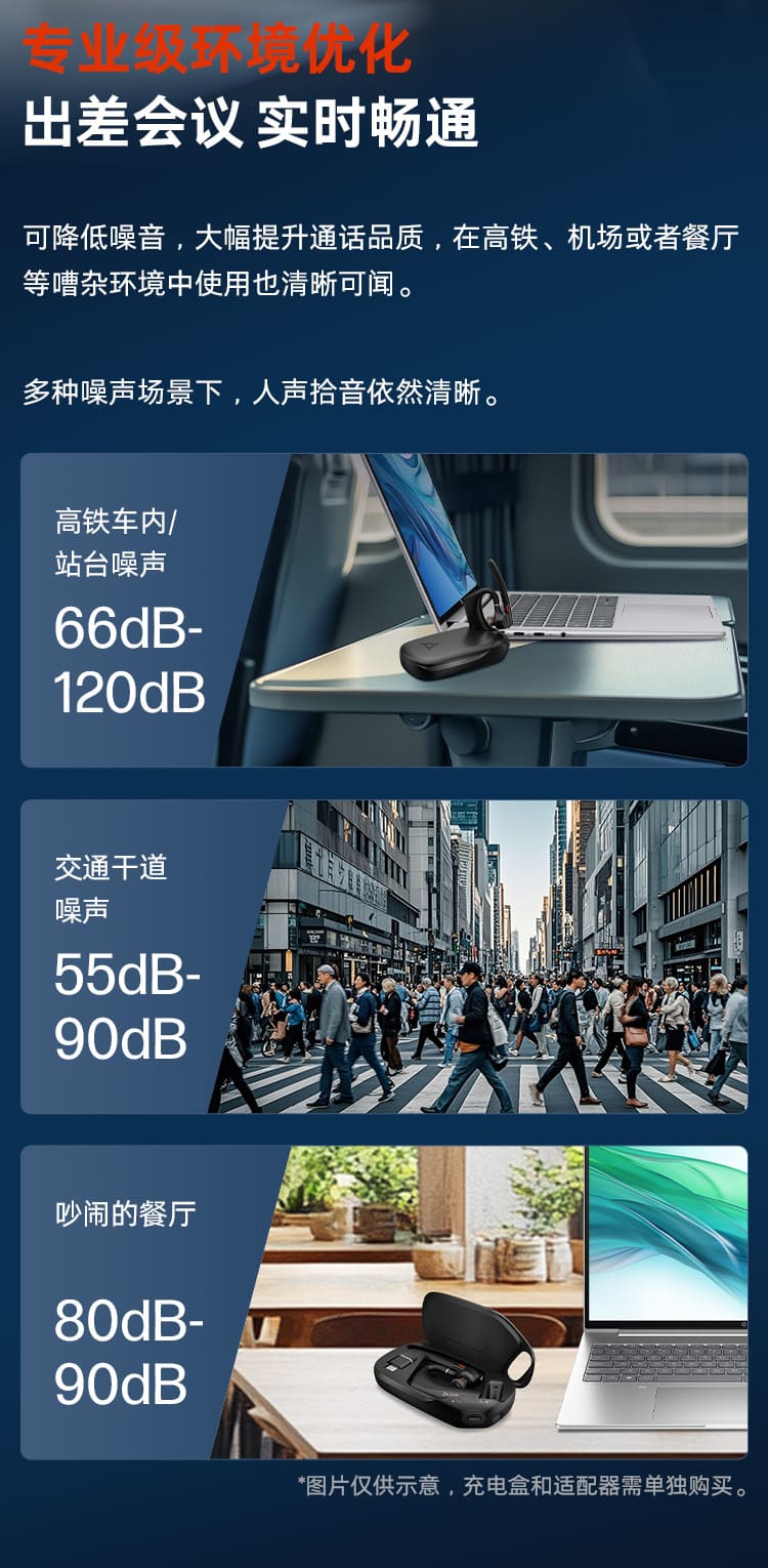 博诣 POLY 惠普传奇30/50/50UC蓝牙耳机充电盒