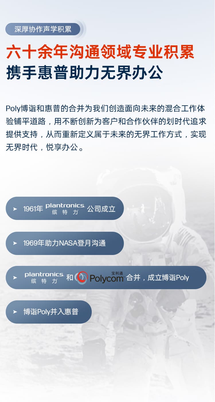 博诣 POLY 传奇30单耳AI降噪蓝牙耳机