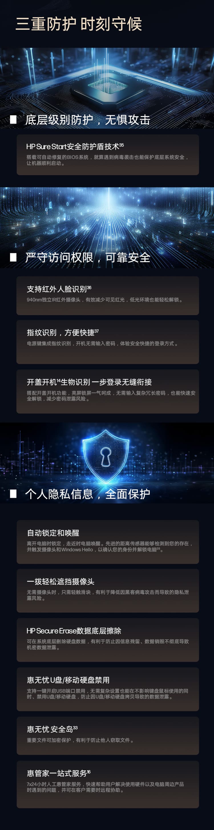 惠普 (HP) 战X Ultra 14英寸AI笔记本电脑 - 蓝色