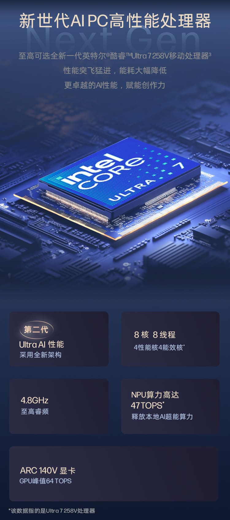 惠普 (HP) 战X Ultra 14英寸AI笔记本电脑 - 蓝色