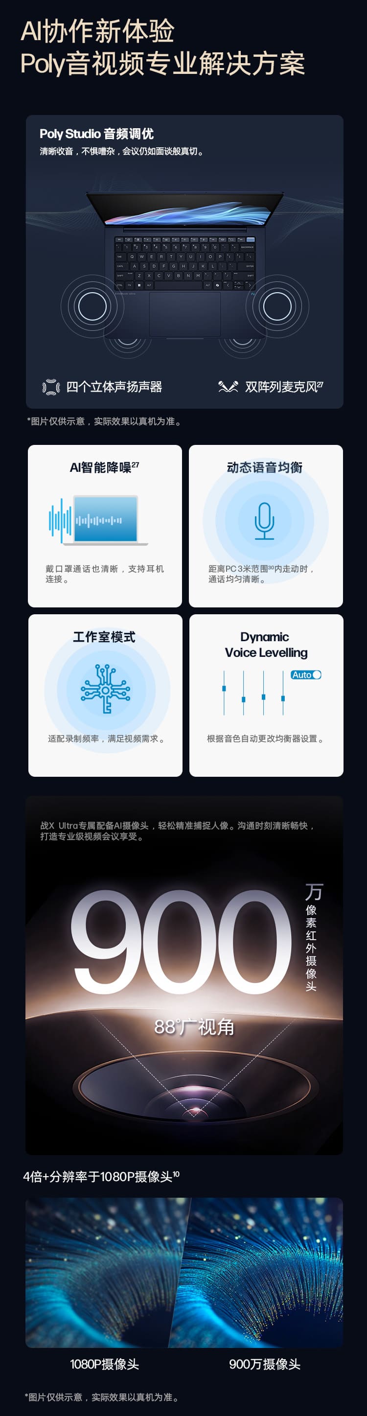 惠普 (HP) 战X Ultra 14英寸AI笔记本电脑 - 蓝色