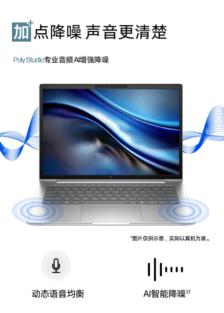 惠普 (HP) 战66+ 14英寸商务笔记本电脑 - 银色