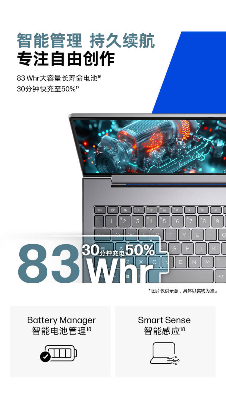 惠普 (HP) 战99 16英寸商务笔记本电脑 - 灰色