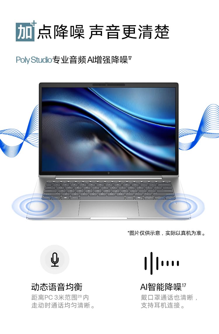 惠普 (HP) 战66+ 14英寸商务笔记本电脑 - 银色