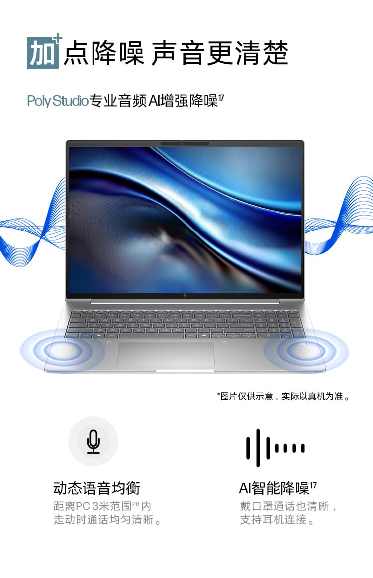 惠普 (HP) 战66+ 16英寸商务笔记本电脑 - 银色