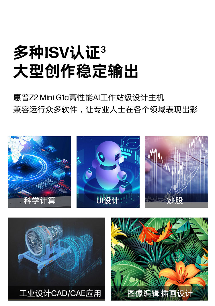 惠普 (HP) Z2 Mini G1a工作站台式机电脑