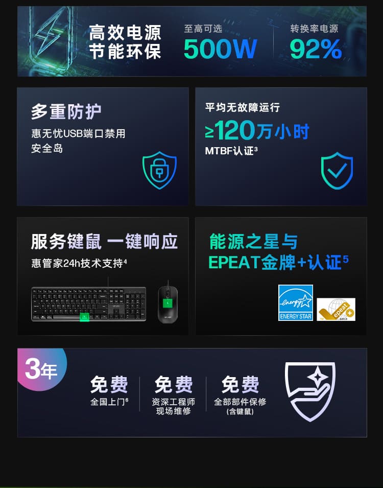 惠普 (HP) 战99 台式机电脑