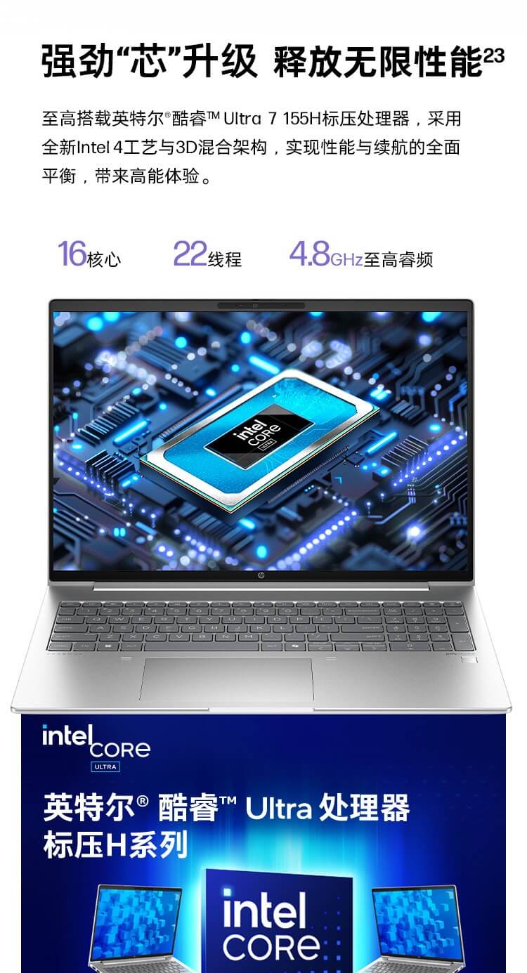 惠普 (HP) 战66 16英寸商务笔记本电脑 - 银色