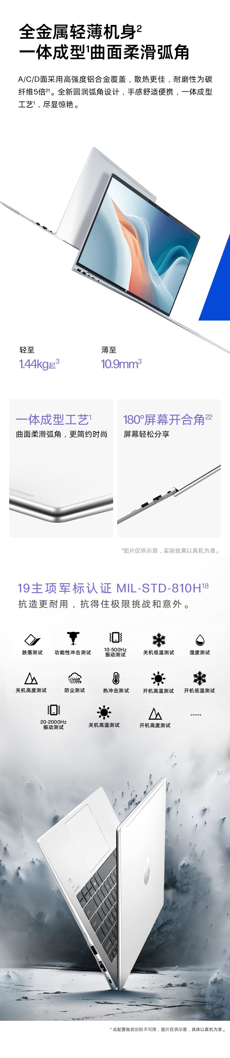 惠普 (HP) 战66 14英寸商务笔记本电脑 - 银色