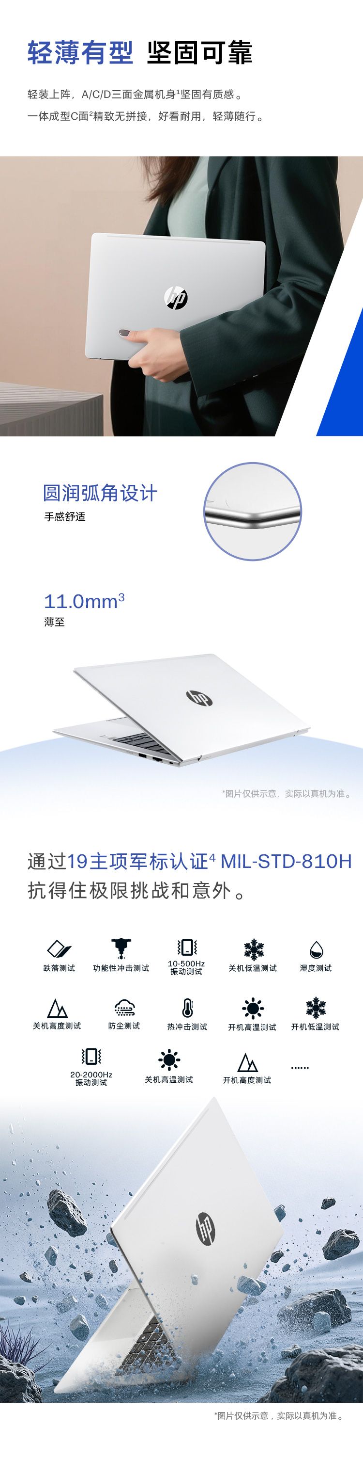 惠普 (HP) 战66 14英寸商务笔记本电脑 - 银色