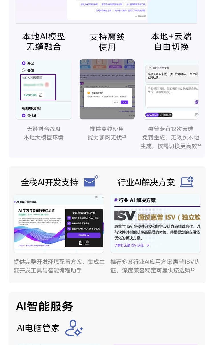 惠普 (HP) 战66 14英寸商务笔记本电脑 - 银色