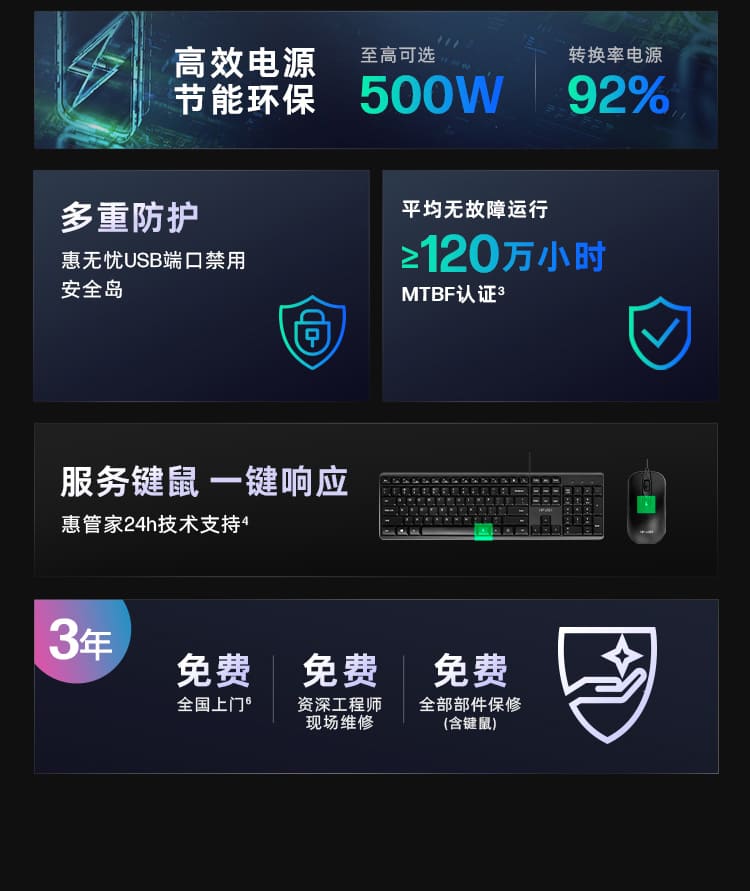 惠普 (HP) 战99 台式机电脑
