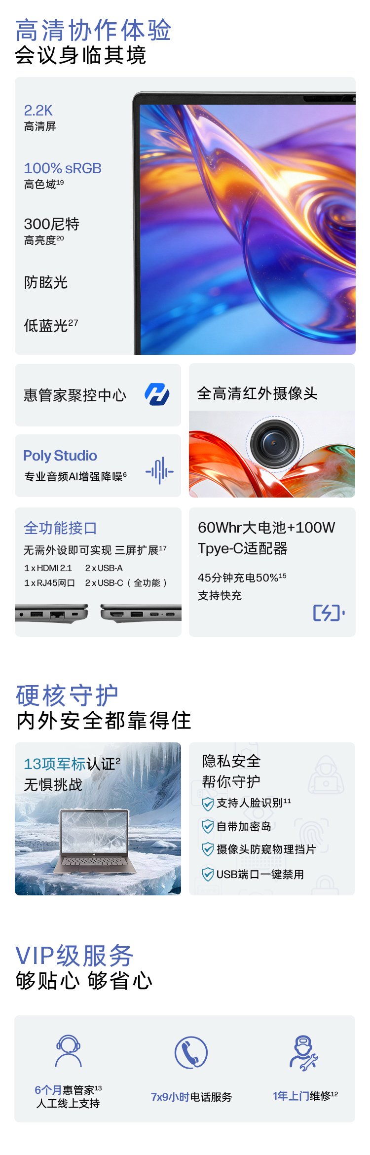 惠普 (HP) 锐 Pro 14英寸商务笔记本电脑 - 银色