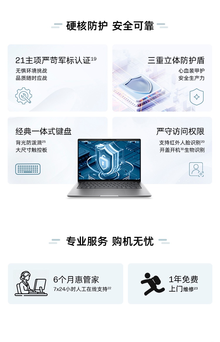 惠普 (HP) 战99 Air 14英寸 AI笔记本电脑 - 灰色