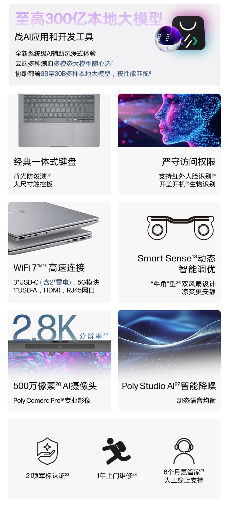 惠普 (HP) 战X 14英寸移动工作站 - 灰色