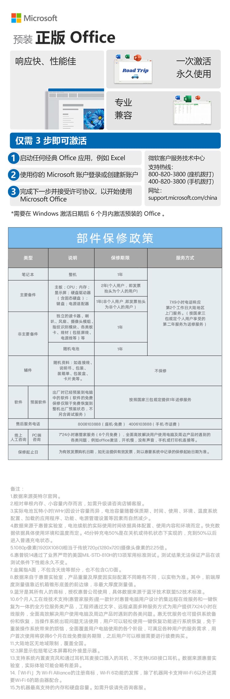 惠普 (HP) 锐14 14英寸商务笔记本电脑 - 银色