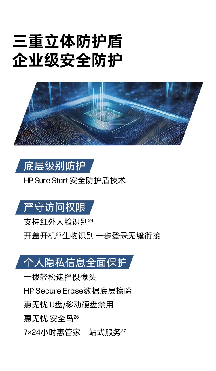 惠普 (HP) 战X 14英寸商务笔记本电脑 - 银色