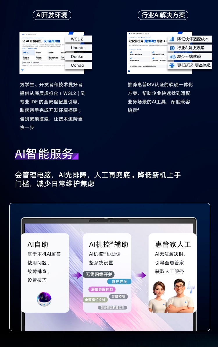 惠普 (HP) 战99 Air 14英寸 AI笔记本电脑 - 灰色