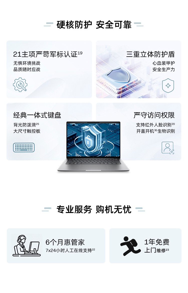 惠普 (HP) 战99 Air 14英寸 AI笔记本电脑 - 灰色