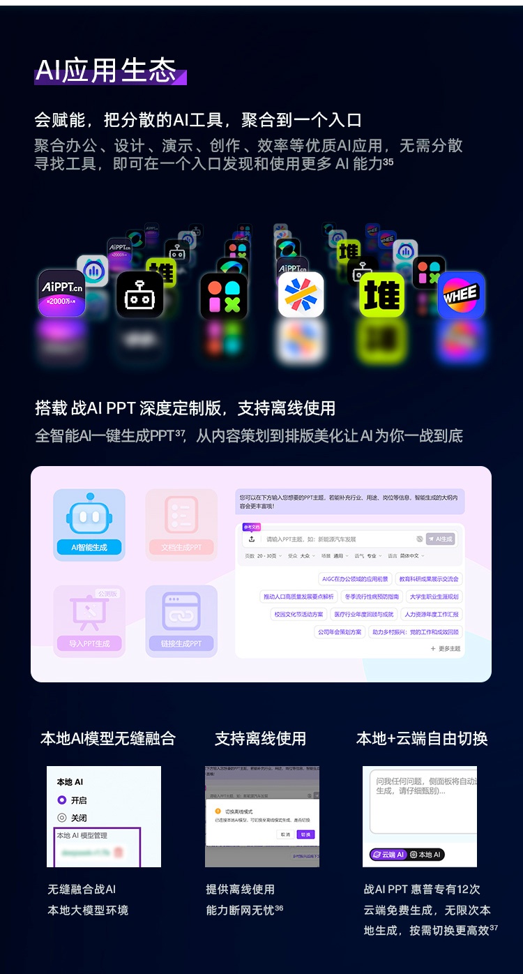 惠普 (HP) 战99 Air 14英寸 AI笔记本电脑 - 灰色