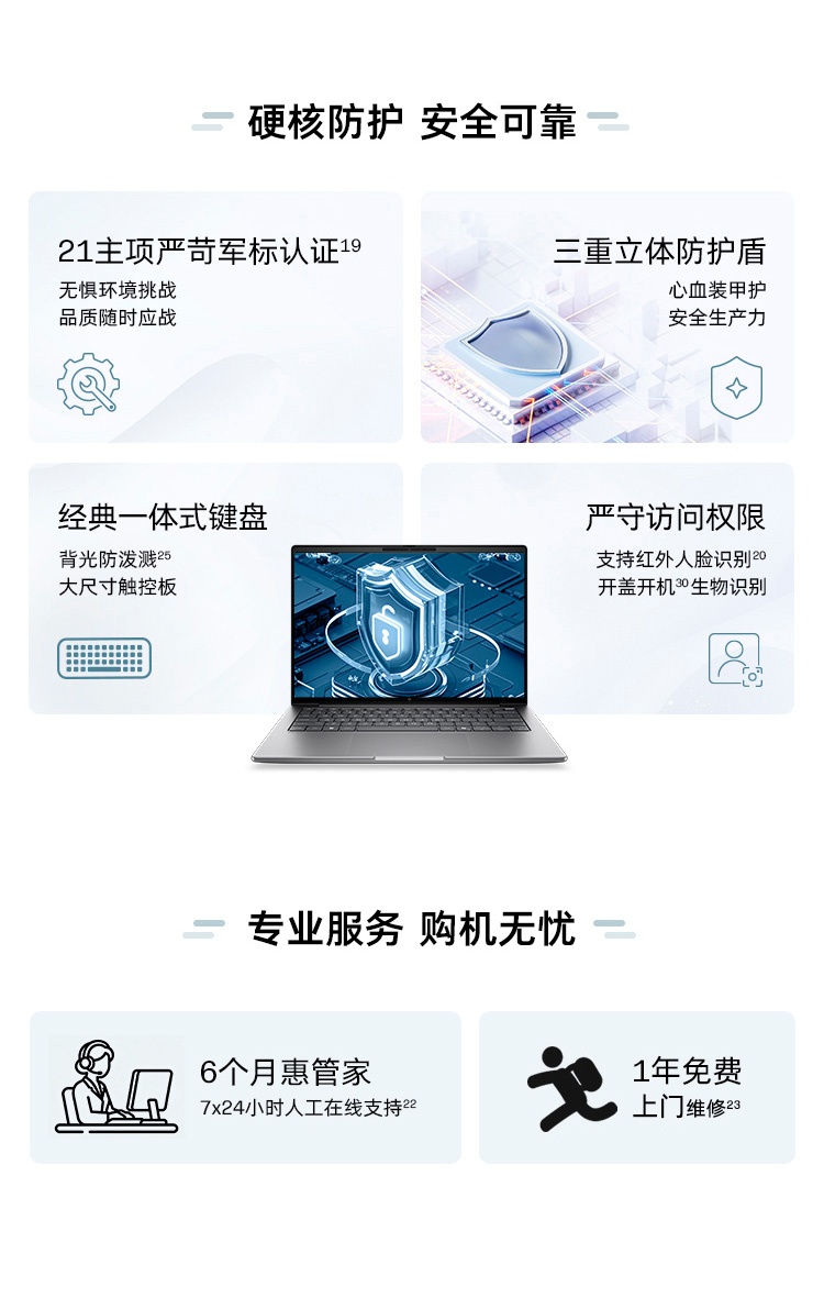惠普 (HP) 战99 Air 14英寸 AI笔记本电脑 - 灰色