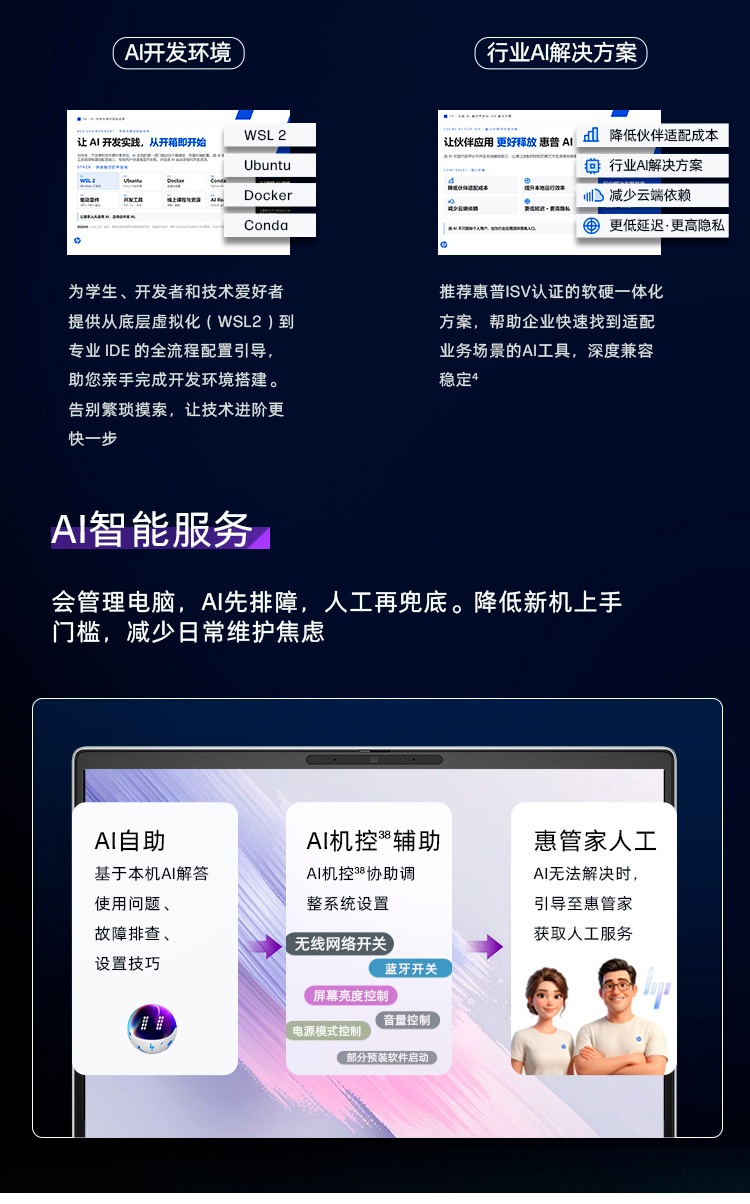 惠普 (HP) 战99 Air 16英寸 AI笔记本电脑 - 灰色