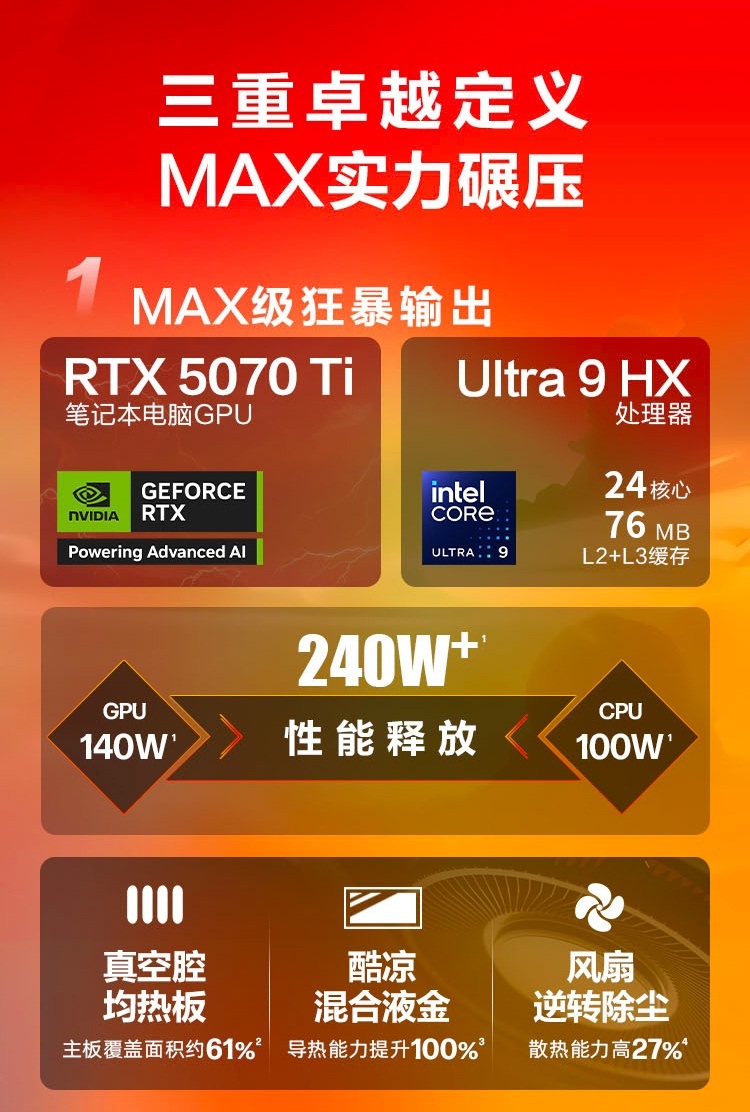 惠普 (HP) OMEN 暗影精灵 MAX 16 游戏笔记本电脑 16-ah0002TX - 黑色