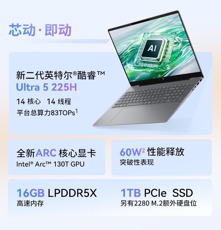 惠普 (HP) 星Book 14 14英寸笔记本电脑 14-em0352AU-银色