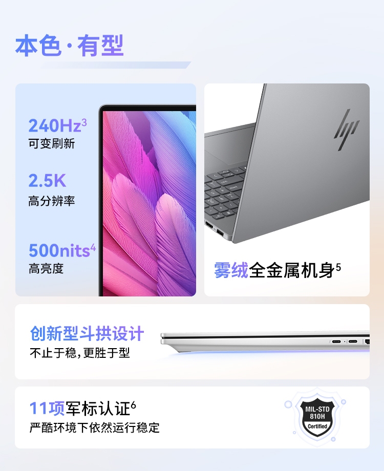 惠普 (HP) 星Book 14 14英寸笔记本电脑 14-em0352AU-银色