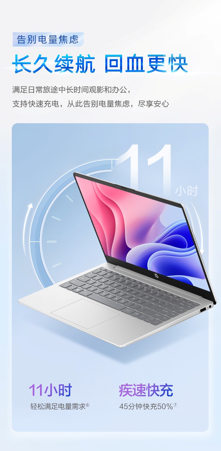惠普 (HP) 星Book 14 14英寸笔记本电脑 14-em0352AU-银色