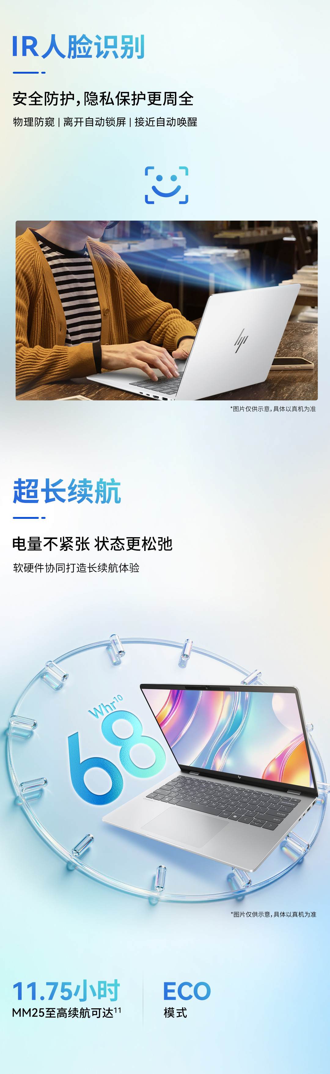 惠普 (HP) 星Book Pro 14 14英寸笔记本电脑 14-fs0023TU - 银色