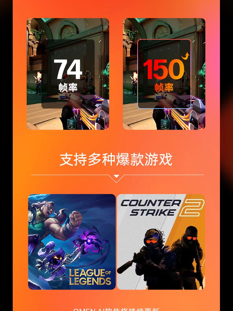 惠普 (HP) OMEN 暗影精灵11 游戏笔记本电脑 16-ap0093AX - 黑色