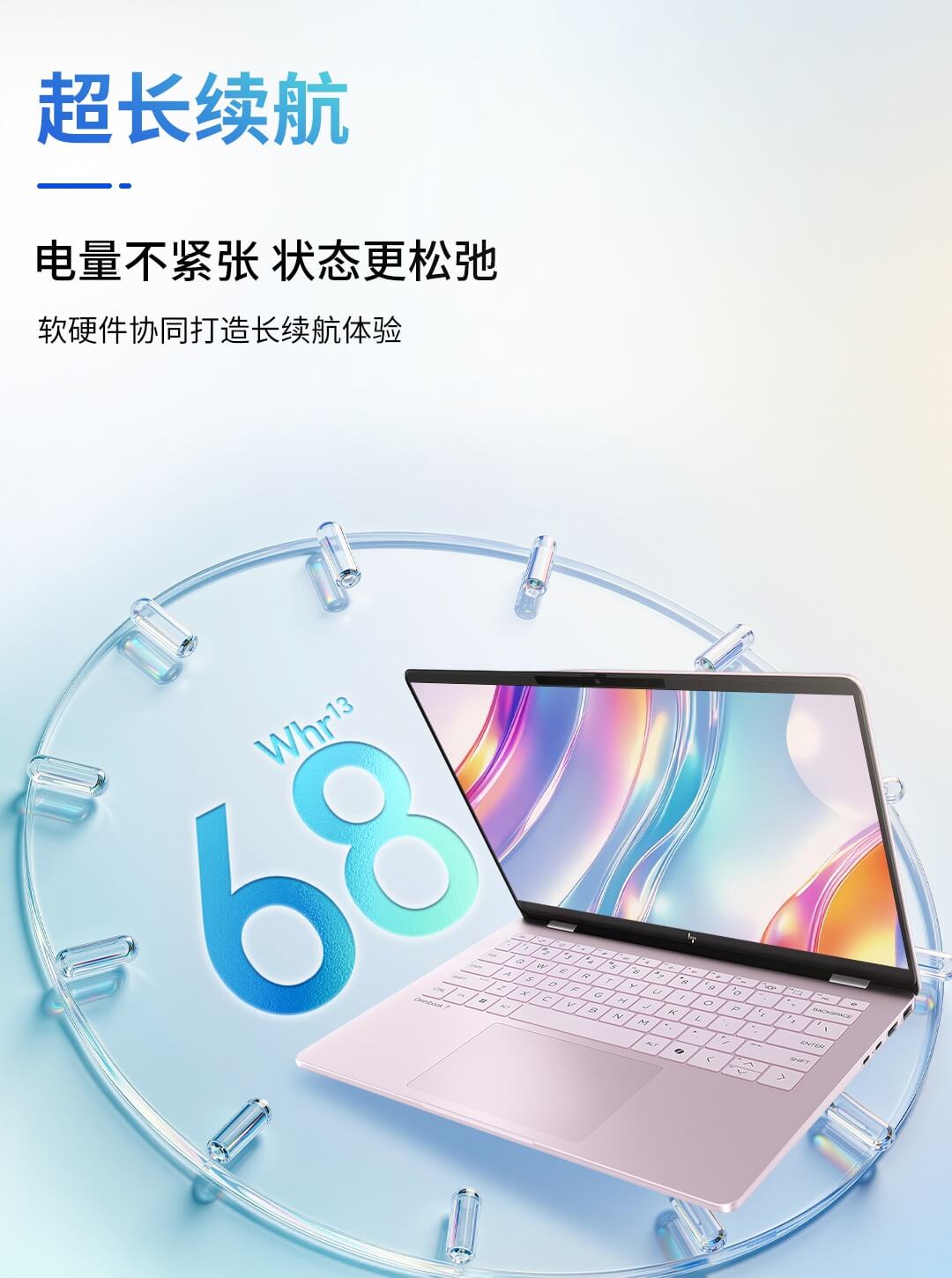 惠普 (HP) 星Book Pro 14英寸笔记本电脑 14-fs0049TU - 粉色