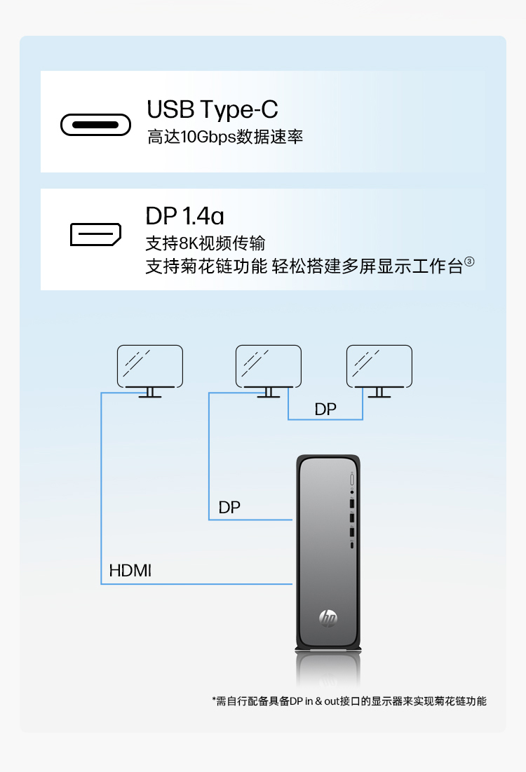 惠普(HP) 星Desk 9L台式机电脑 S03-050rcn