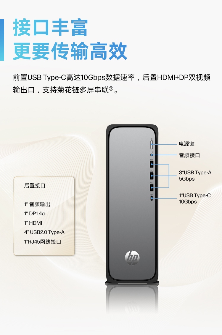 惠普 (HP) 星Desk 9L台式机电脑 S03-070rcn