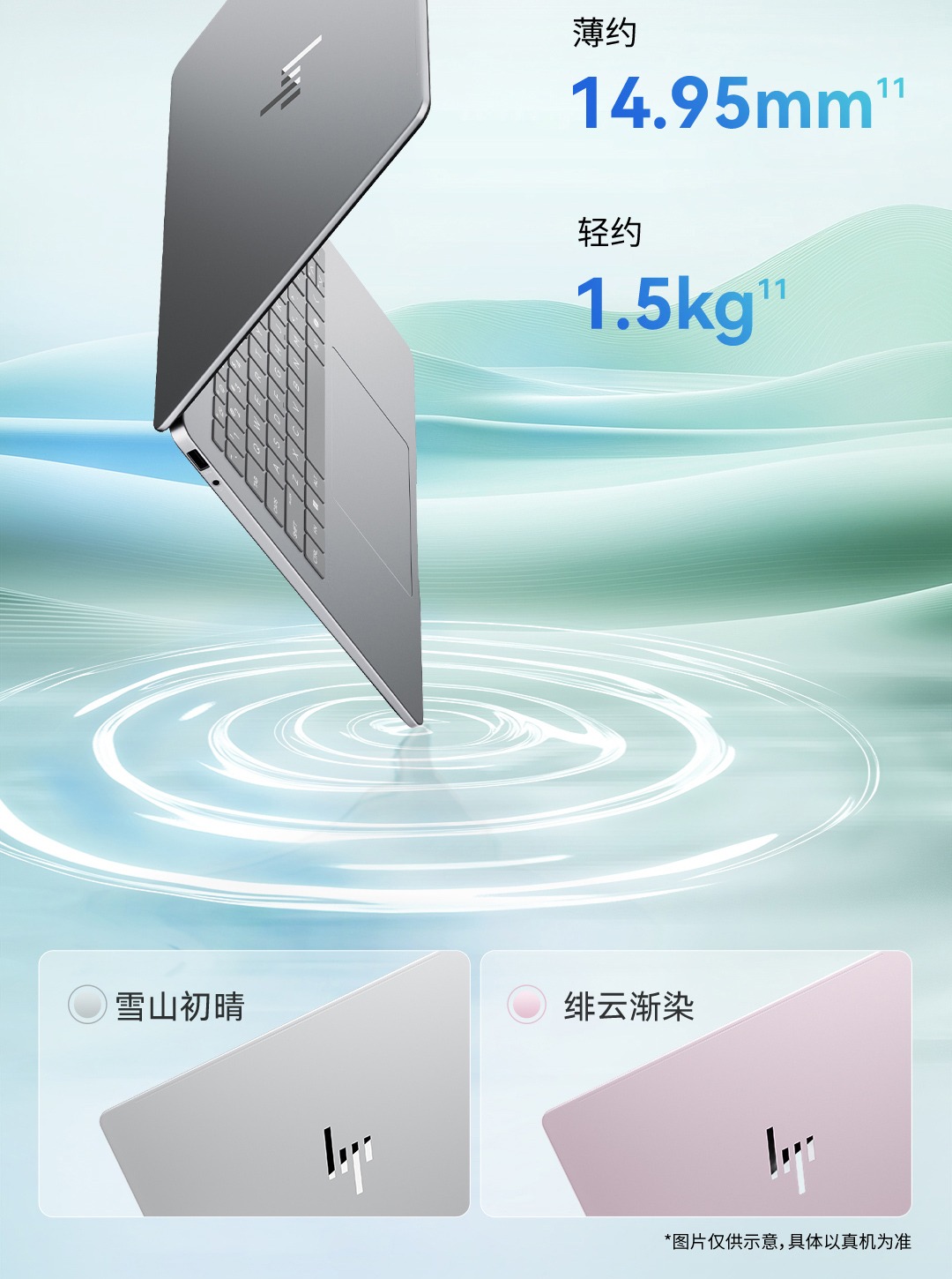 惠普 (HP) 星Book Pro AI 14英寸笔记本电脑 14-fr0051TU - 灰色