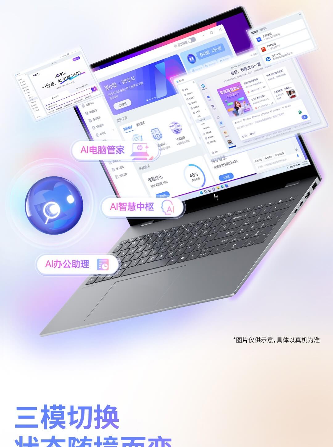 惠普 (HP) 星Book Pro AI1 6英寸笔记本电脑 16-ay0073TU - 灰色
