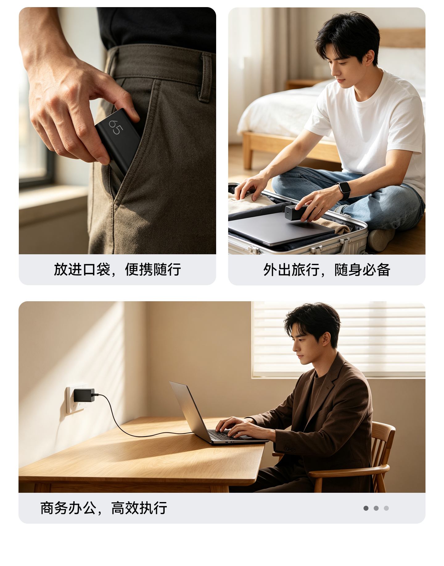 惠普 (HP) 65W氮化镓电源
