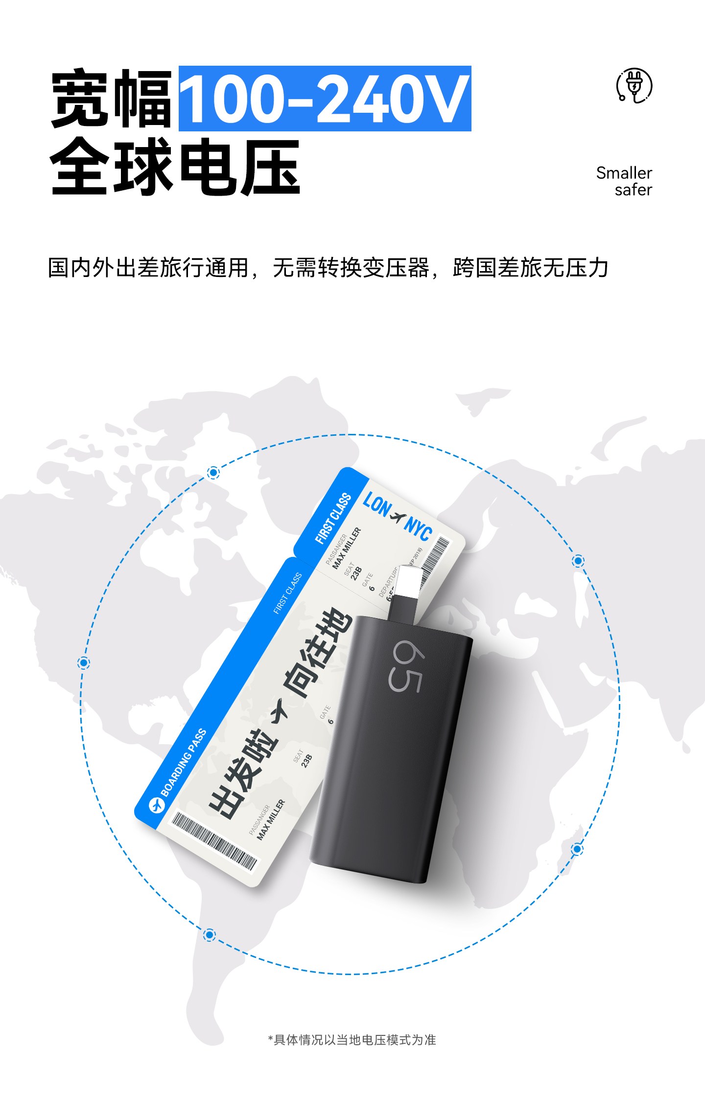 惠普 (HP) 65W氮化镓电源