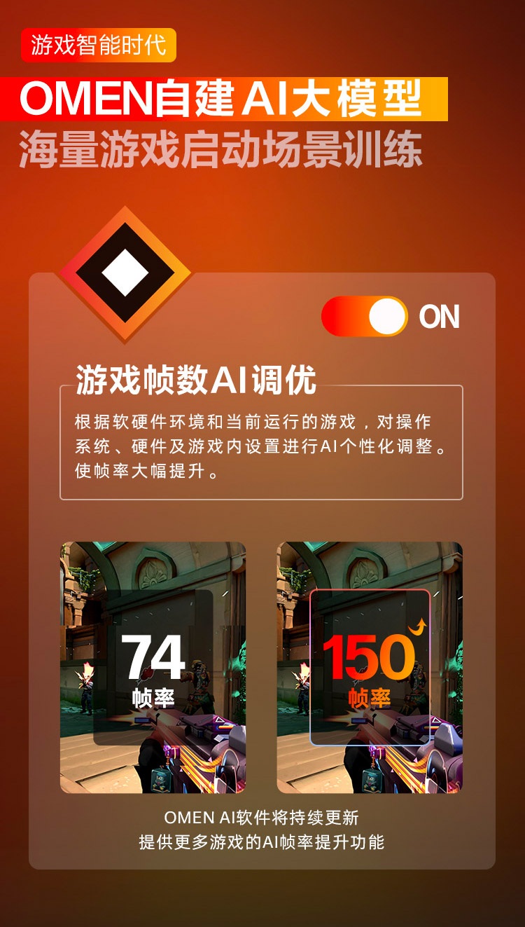 惠普 (HP) OMEN 暗影精灵 MAX 16英寸游戏笔记本电脑 16-ah0240TX - 黑色