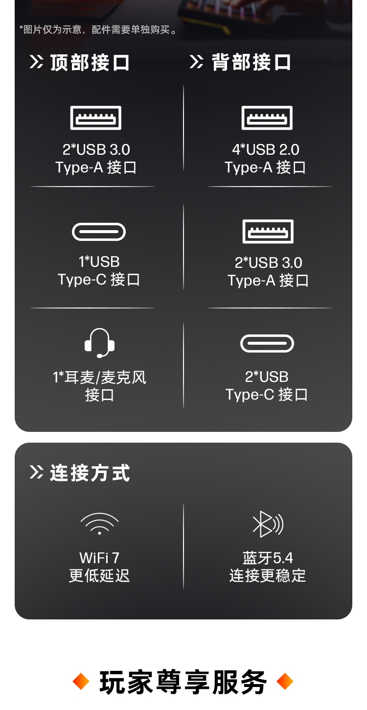 惠普 (HP) OMEN 暗影精灵11 45L 游戏台式机电脑 GT23-022gcn