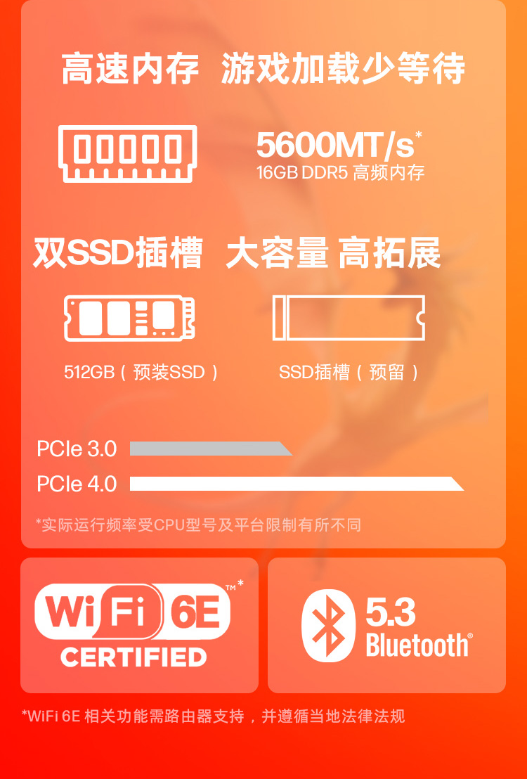 惠普 (HP) 暗影精灵12 16L 游戏台式机电脑 TG03-110bcn