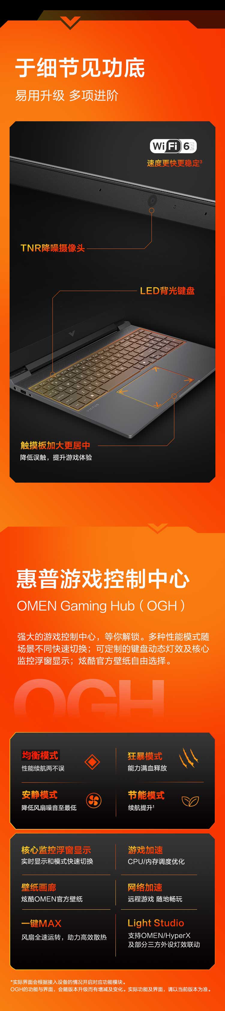 惠普 (HP) VICTUS光影精灵11 15.6英寸游戏笔记本电脑 15-fb3243AX - 黑色